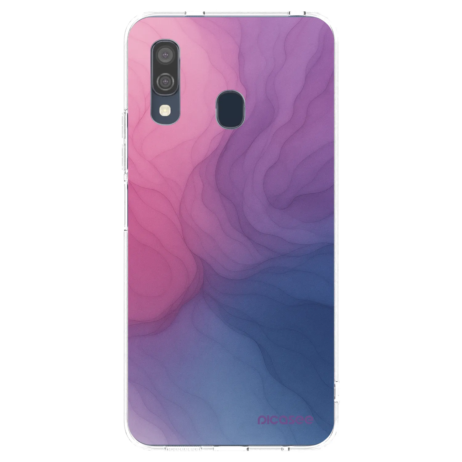 Picasee silikonska prozirna maskica za Samsung Galaxy A40 A405F - Silk