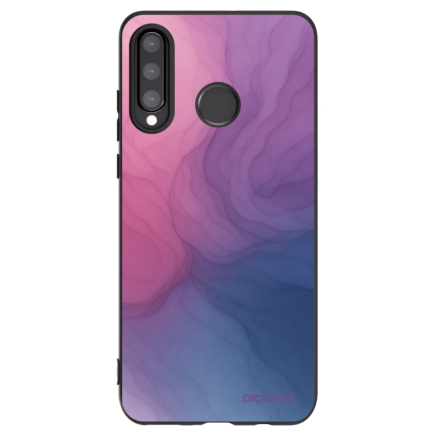 Picasee crna silikonska maskica za Huawei P30 Lite - Silk