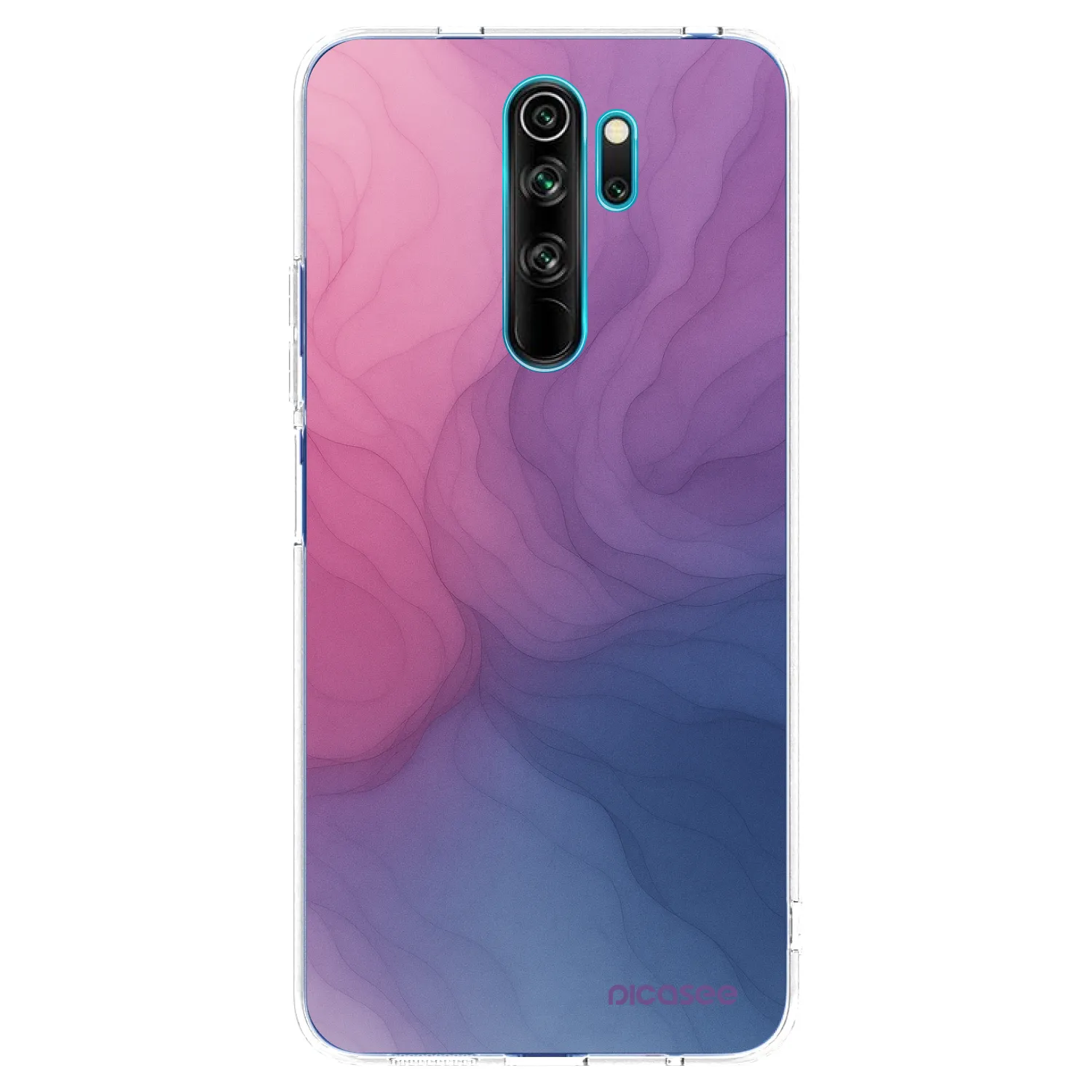 Picasee silikonska prozirna maskica za Xiaomi Redmi Note 8 Pro - Silk