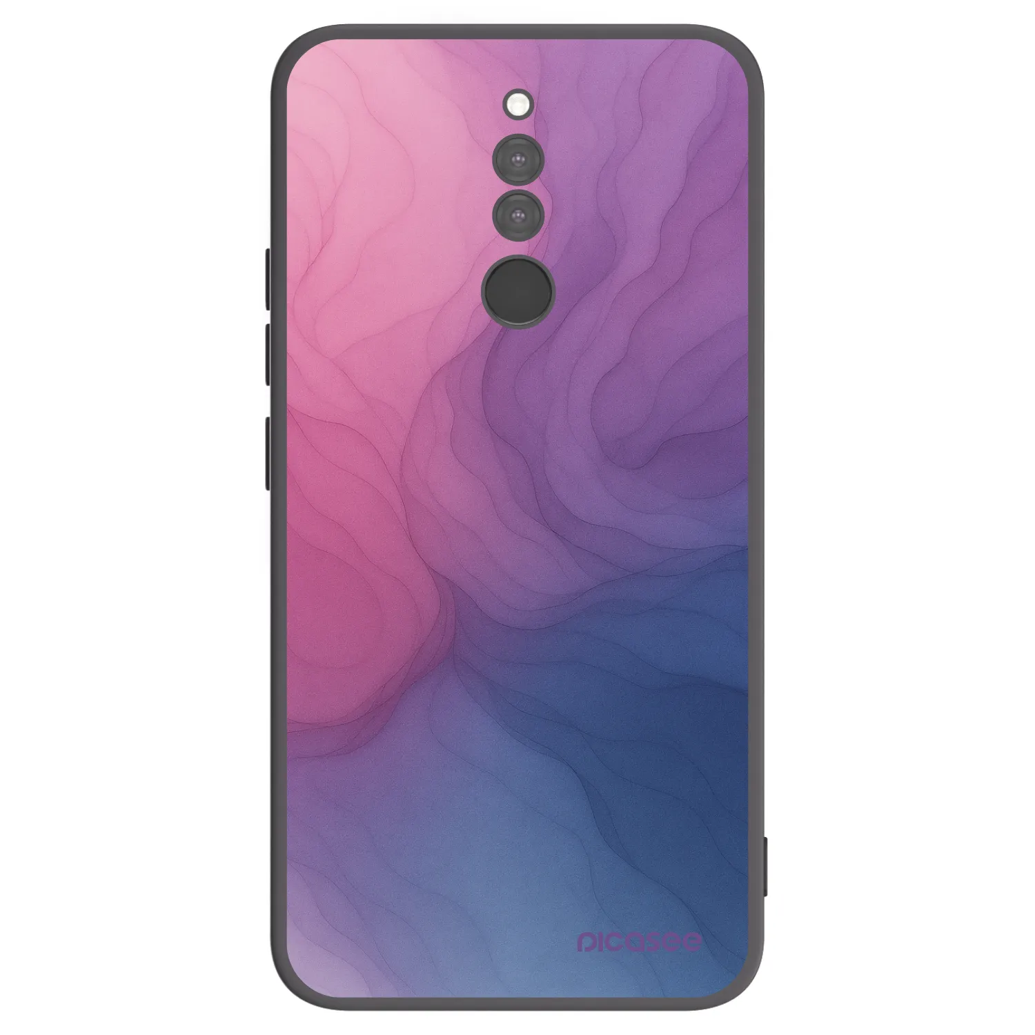 Picasee crna silikonska maskica za Xiaomi Redmi 8 - Silk
