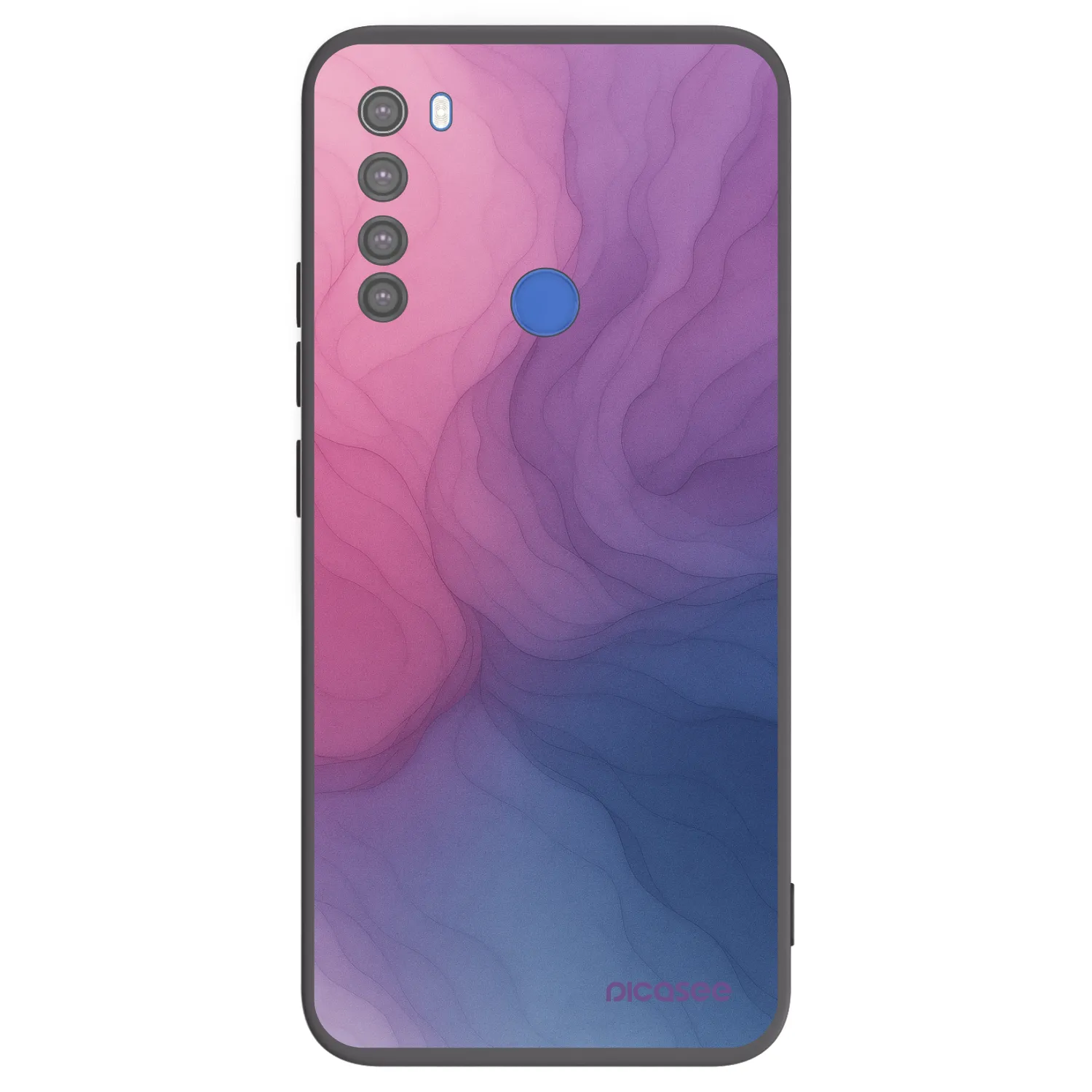 Picasee crna silikonska maskica za Xiaomi Redmi Note 8T - Silk