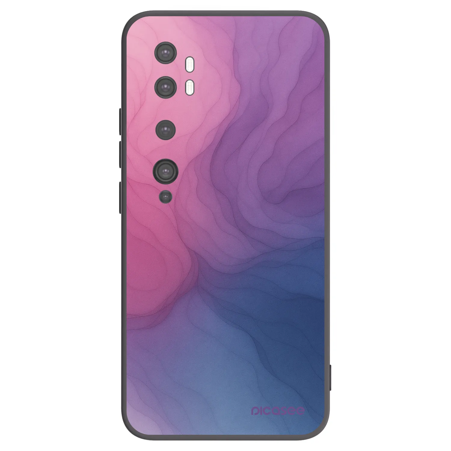 Picasee crna silikonska maskica za Xiaomi Mi Note 10 (Pro) - Silk