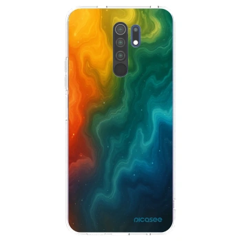 Picasee silikonska prozirna maskica za Xiaomi Redmi 9 - Solar