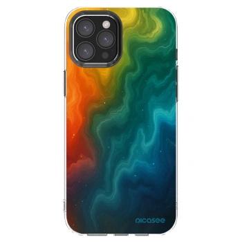 Picasee silikonska prozirna maskica za Apple iPhone 12 Pro Max - Solar