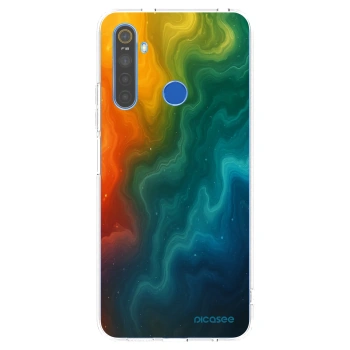 Picasee silikonska prozirna maskica za Realme 5 - Solar