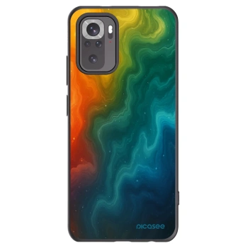 Picasee crna silikonska maskica za Xiaomi Redmi Note 10S - Solar
