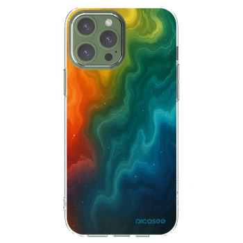 Picasee silikonska prozirna maskica za Apple iPhone 13 Pro Max - Solar