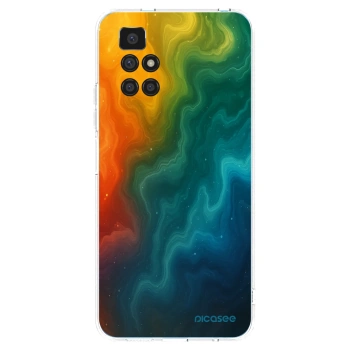 Picasee silikonska prozirna maskica za Xiaomi Redmi 10 - Solar