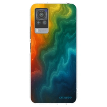 Picasee silikonska prozirna maskica za Vivo X60 Pro 5G - Solar