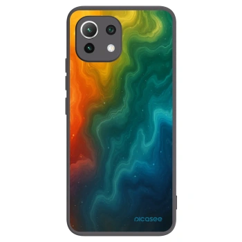 Picasee crna silikonska maskica za Xiaomi 11 Lite 5G NE - Solar