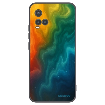 Picasee crna silikonska maskica za Vivo Y33s - Solar