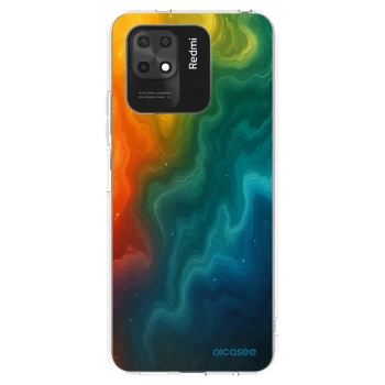Picasee silikonska prozirna maskica za Xiaomi Redmi 10C - Solar