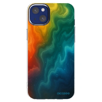 Picasee silikonska prozirna maskica za Apple iPhone 14 Plus - Solar