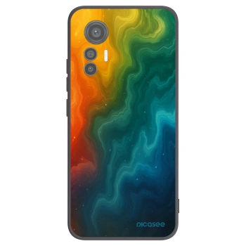Picasee crna silikonska maskica za Xiaomi 12 Lite - Solar