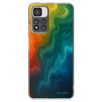 Picasee silikonska prozirna maskica za Xiaomi Redmi Note 11 Pro+ 5G - Solar