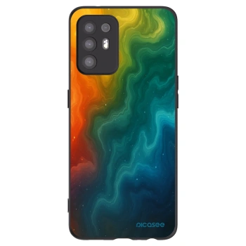 Picasee crna silikonska maskica za OPPO A94 5G - Solar
