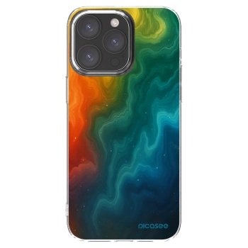 Picasee silikonska prozirna maskica za Apple iPhone 15 Pro Max - Solar