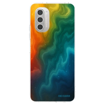 Picasee silikonska prozirna maskica za Motorola Moto G51 - Solar