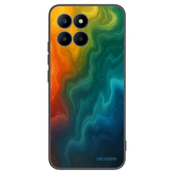 Picasee crna silikonska maskica za Honor 70 Lite - Solar