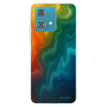 Picasee silikonska prozirna maskica za Motorola Edge 40 Neo - Solar