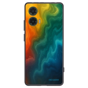 Picasee crna silikonska maskica za Motorola Moto G35 5G - Solar