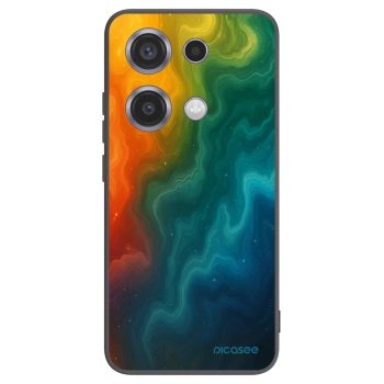 Picasee crna silikonska maskica za Xiaomi Redmi Note 14S - Solar
