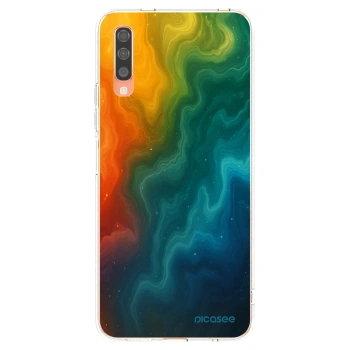 Picasee silikonska prozirna maskica za Samsung Galaxy A70 A705F - Solar