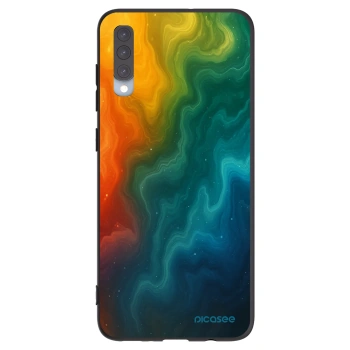 Picasee crna silikonska maskica za Samsung Galaxy A70 A705F - Solar