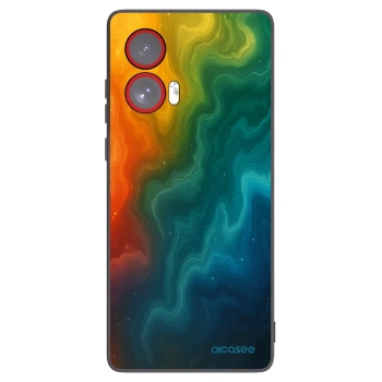 Picasee crna silikonska maskica za Motorola Edge 50 Fusion - Solar