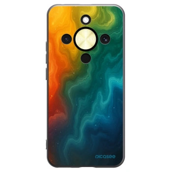 Picasee crna silikonska maskica za Honor Magic8 Lite 5G - Solar