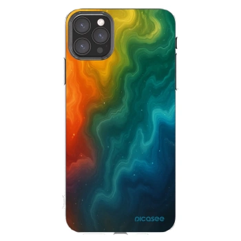 Picasee silikonska prozirna maskica za Apple iPhone 11 Pro Max - Solar