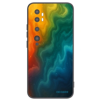 Picasee crna silikonska maskica za Xiaomi Mi Note 10 (Pro) - Solar