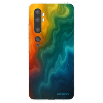 Picasee silikonska prozirna maskica za Xiaomi Mi Note 10 (Pro) - Solar