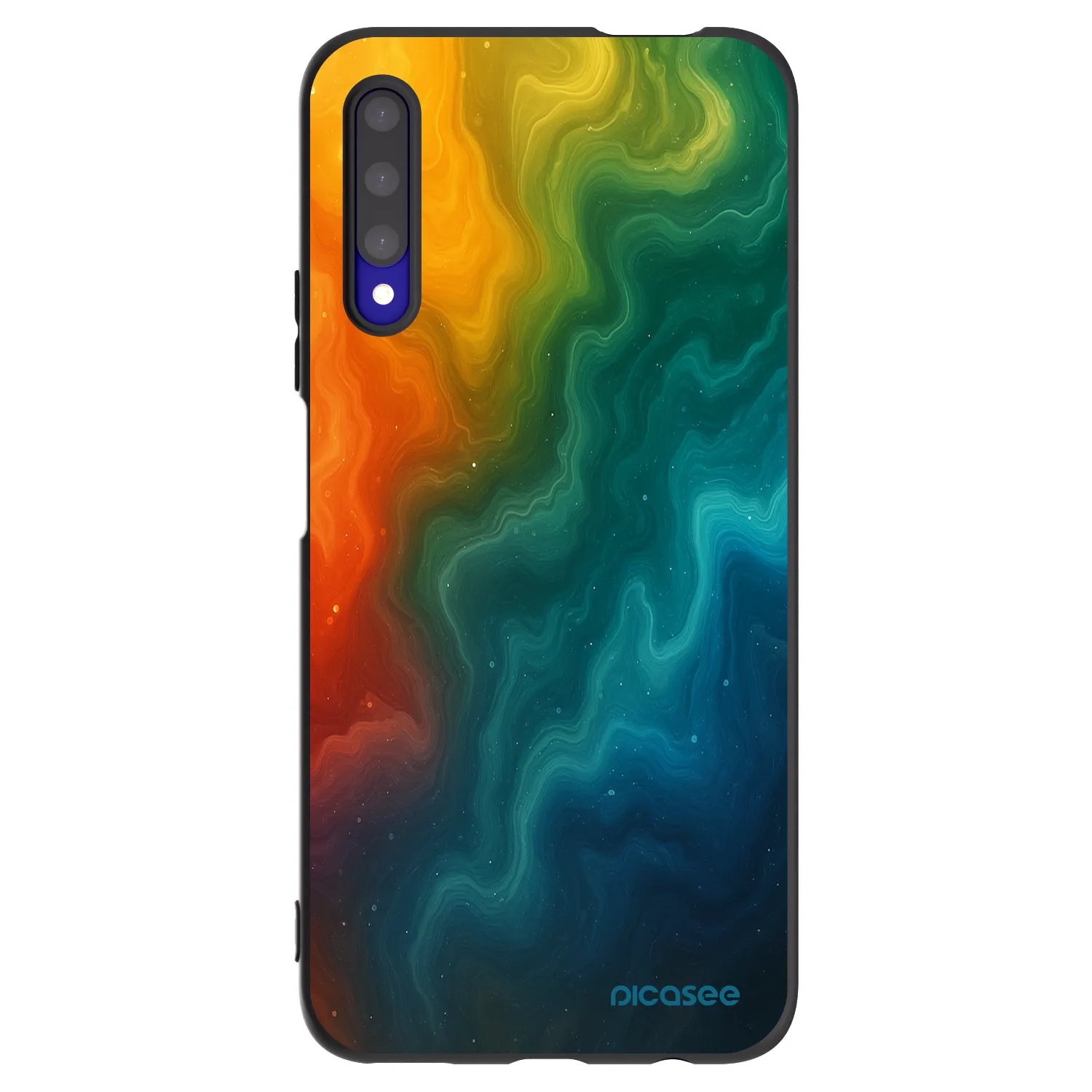 Picasee crna silikonska maskica za Honor 9X Pro - Solar