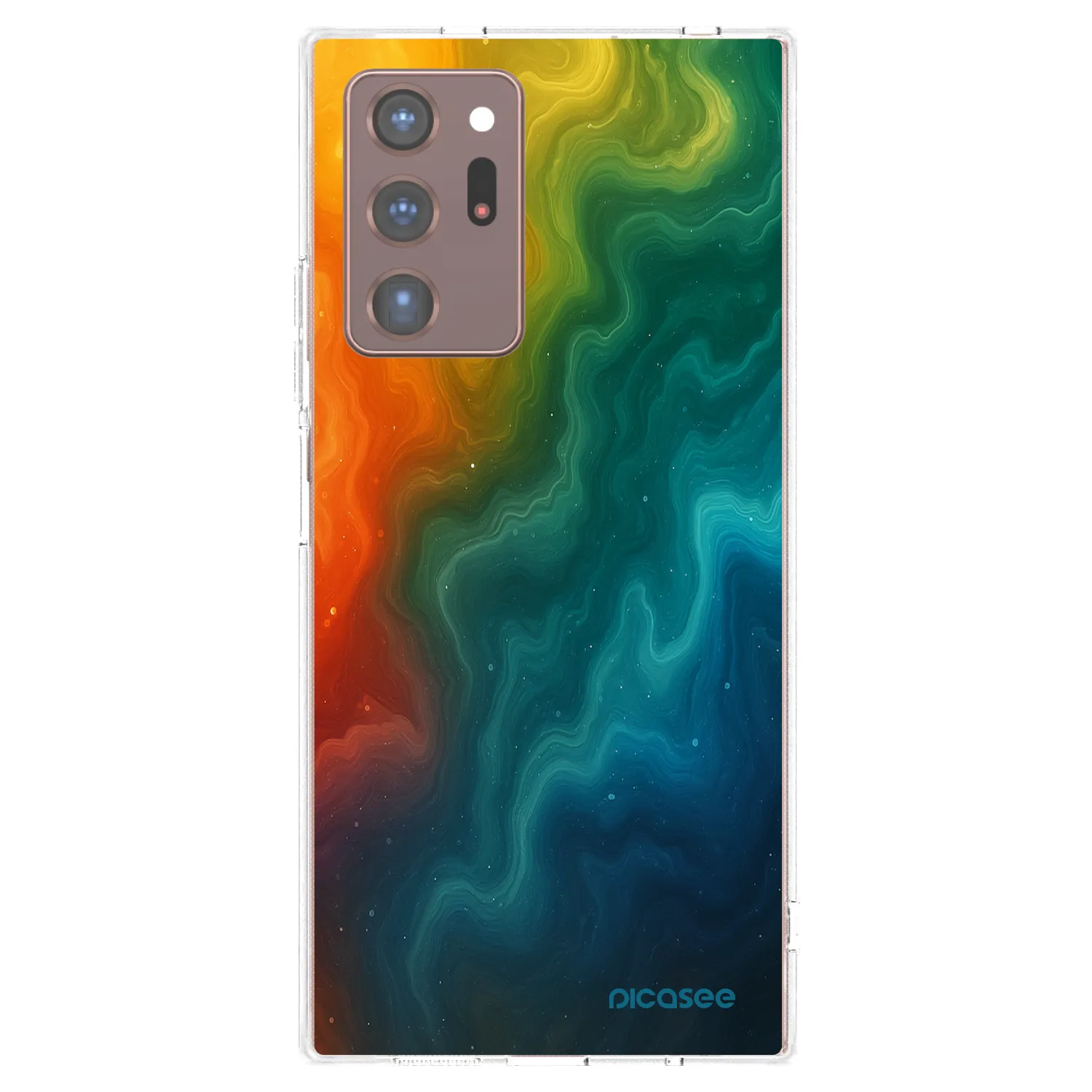 Picasee silikonska prozirna maskica za Samsung Galaxy Note 20 Ultra - Solar