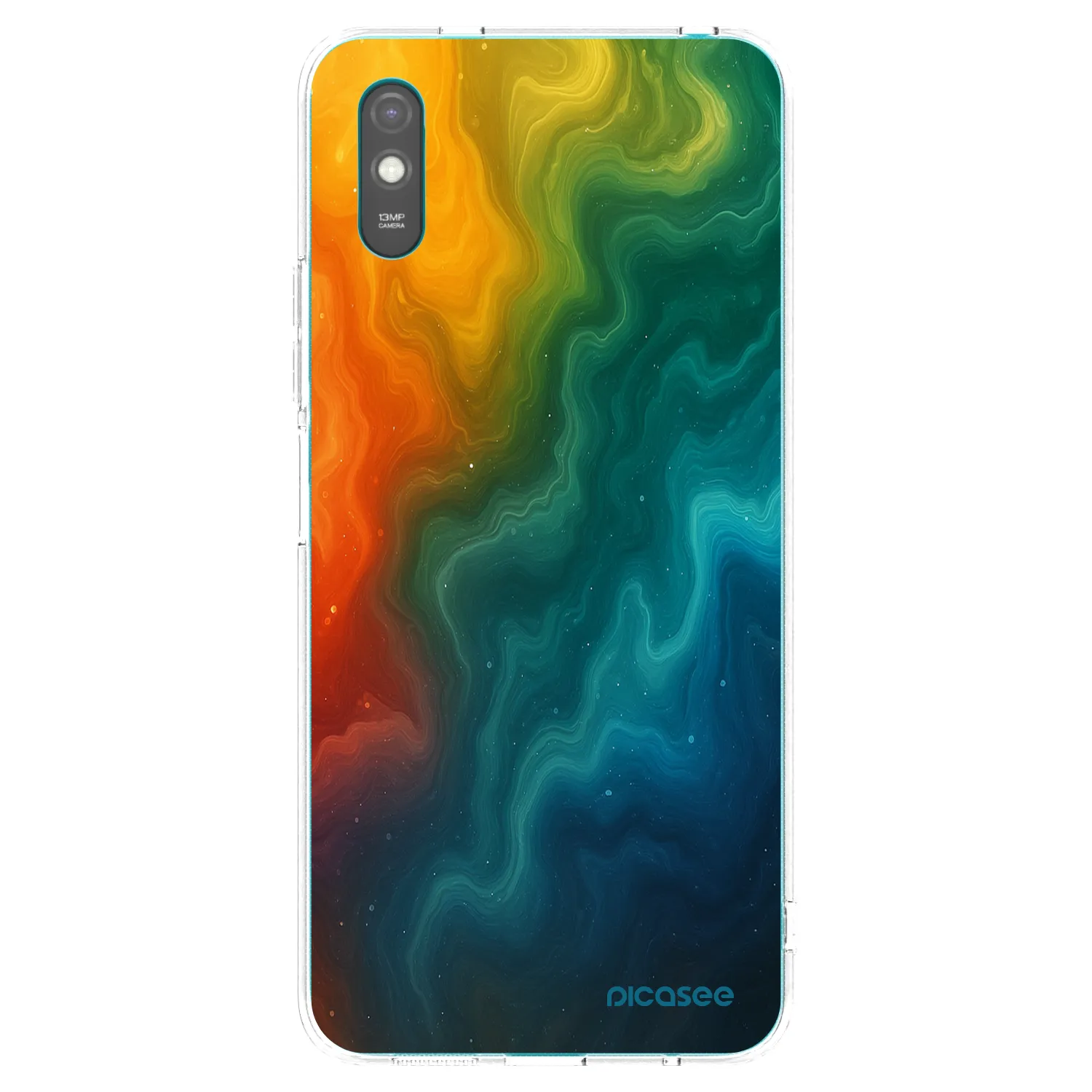 Picasee silikonska prozirna maskica za Xiaomi Redmi 9A - Solar