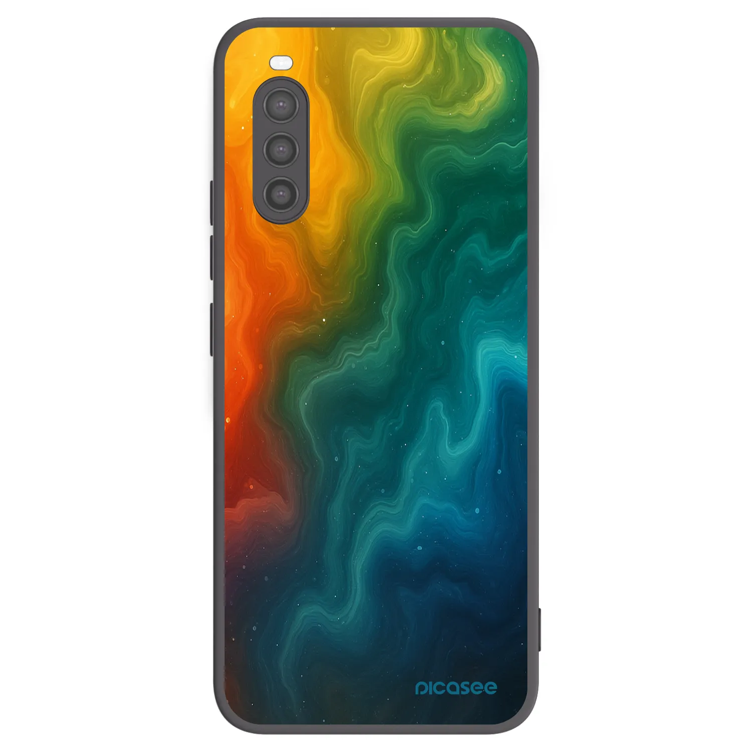 Picasee crna silikonska maskica za Sony Xperia 10 II - Solar