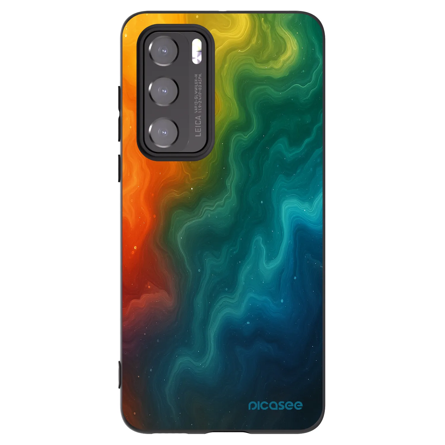 Picasee crna silikonska maskica za Huawei P40 - Solar