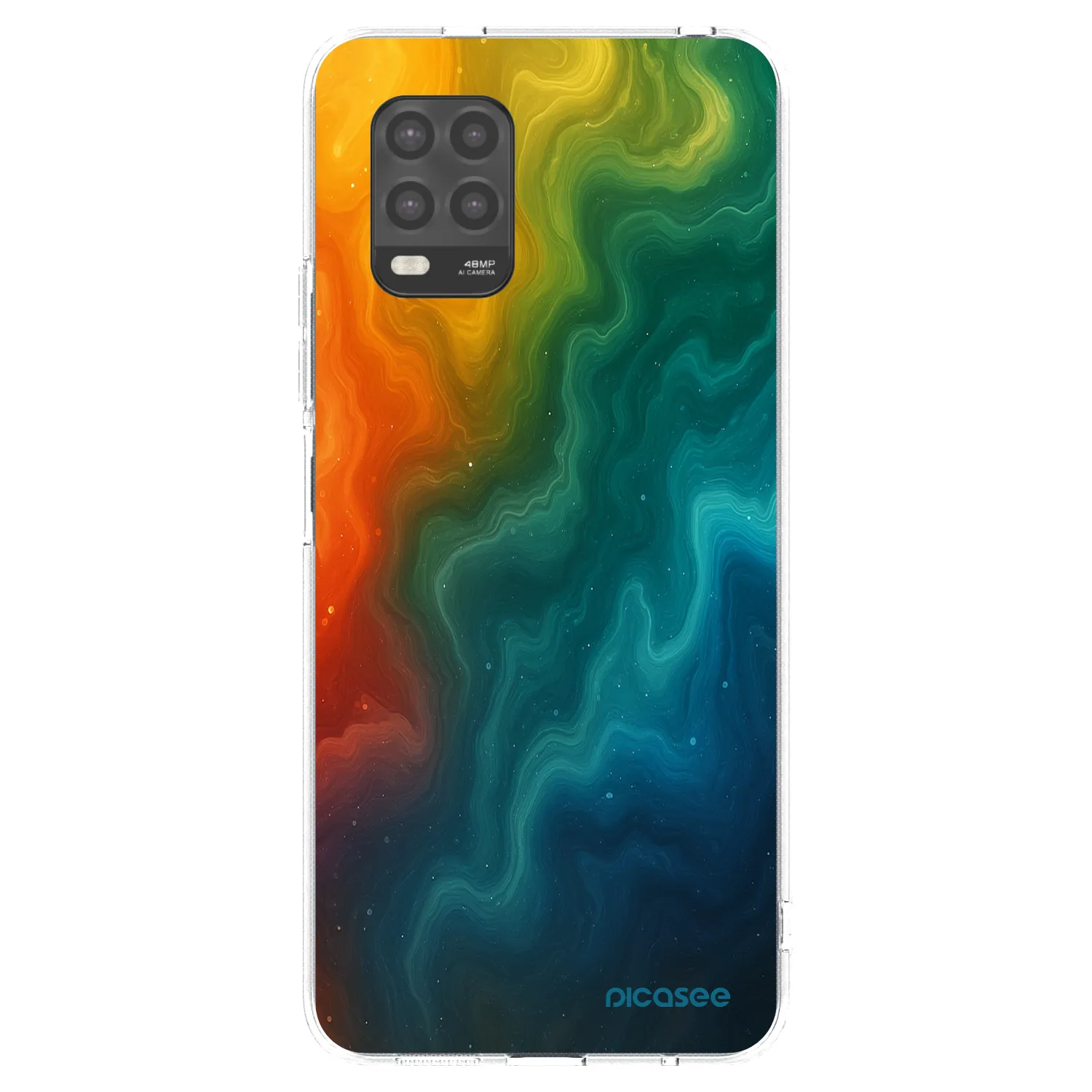 Picasee silikonska prozirna maskica za Xiaomi Mi 10 Lite - Solar