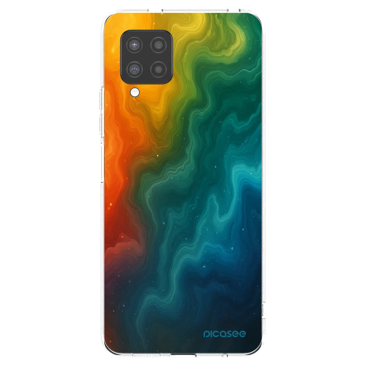 Picasee silikonska prozirna maskica za Samsung Galaxy A42 A426B - Solar