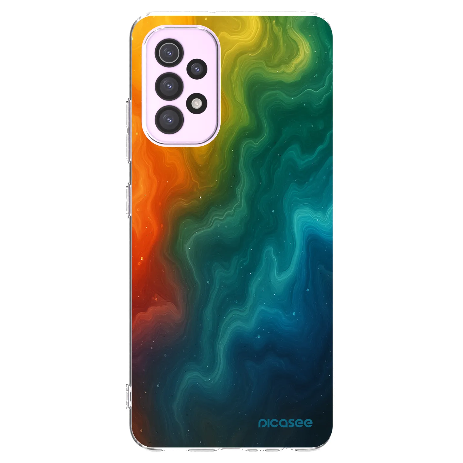 Picasee silikonska prozirna maskica za Samsung Galaxy A32 5G A326B - Solar