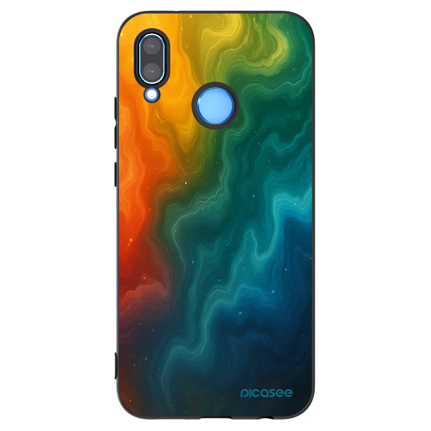 Picasee crna silikonska maskica za Huawei P20 Lite - Solar