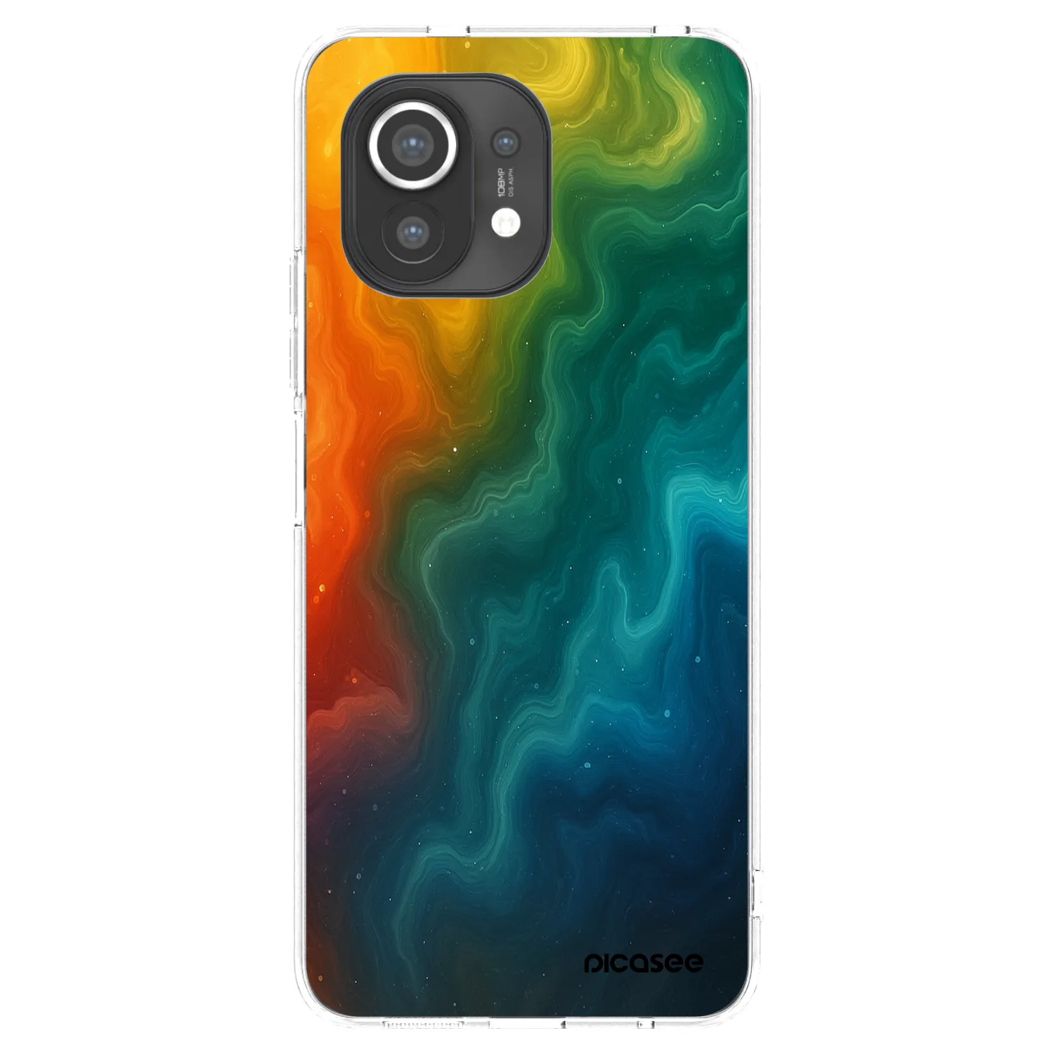 Picasee silikonska prozirna maskica za Xiaomi Mi 11 - Solar