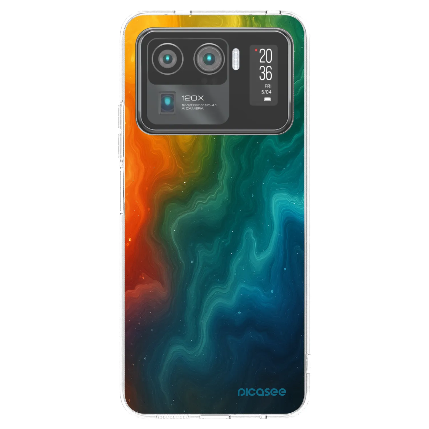 Picasee silikonska prozirna maskica za Xiaomi Mi 11 Ultra - Solar