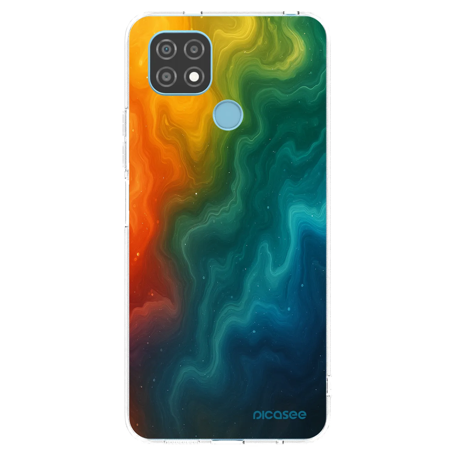 Picasee silikonska prozirna maskica za Realme C21 - Solar
