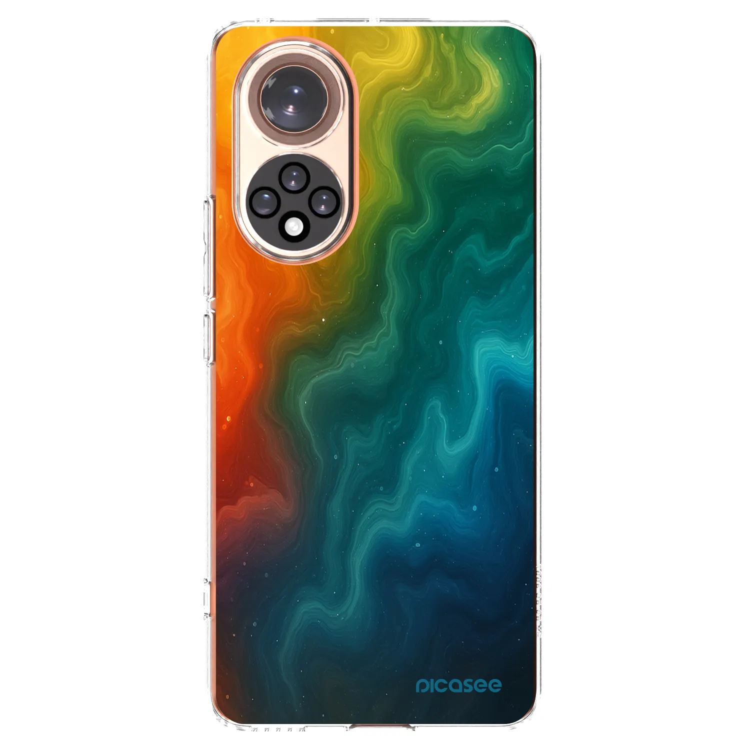 Picasee silikonska prozirna maskica za Huawei Nova 9 - Solar