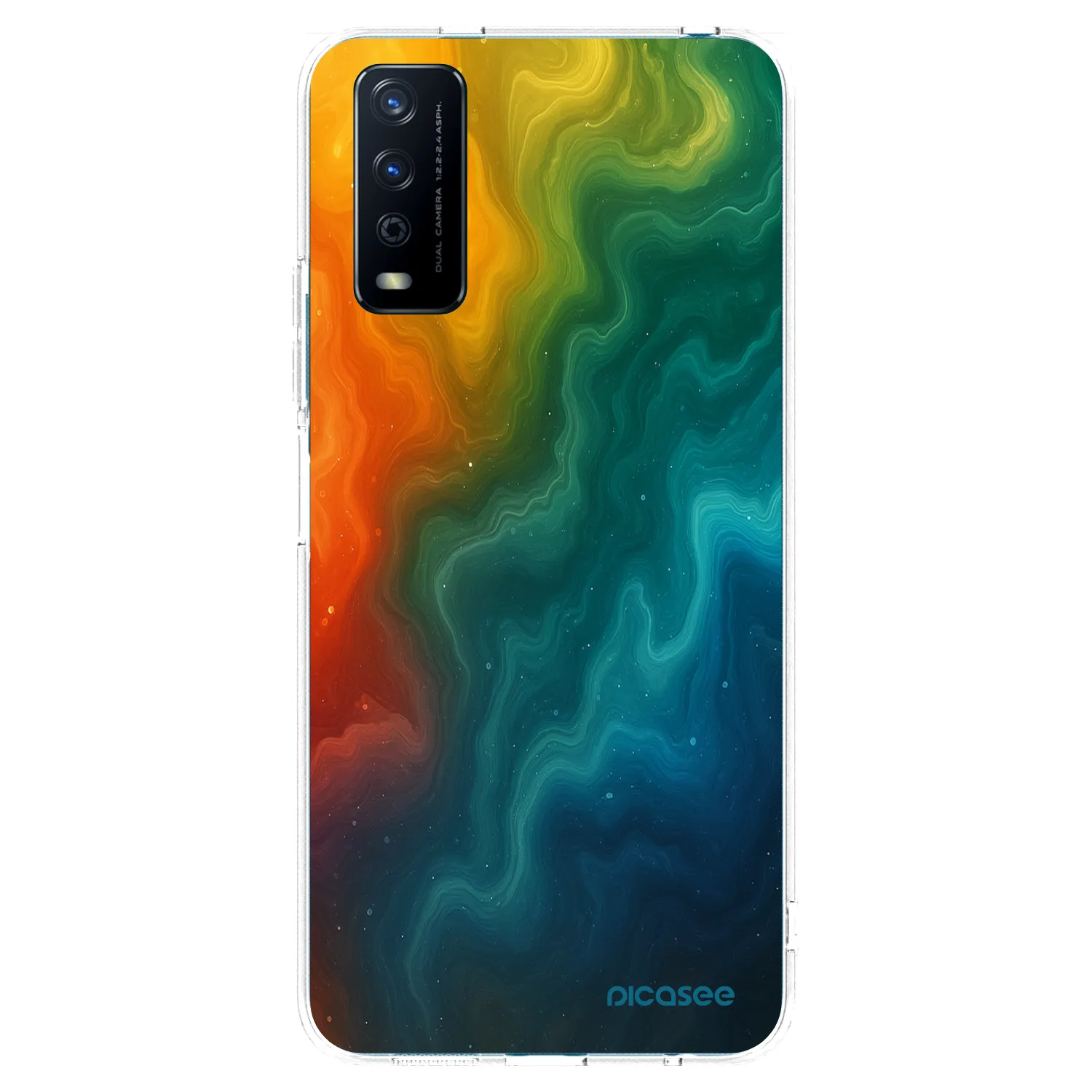 Picasee silikonska prozirna maskica za Vivo Y11s - Solar
