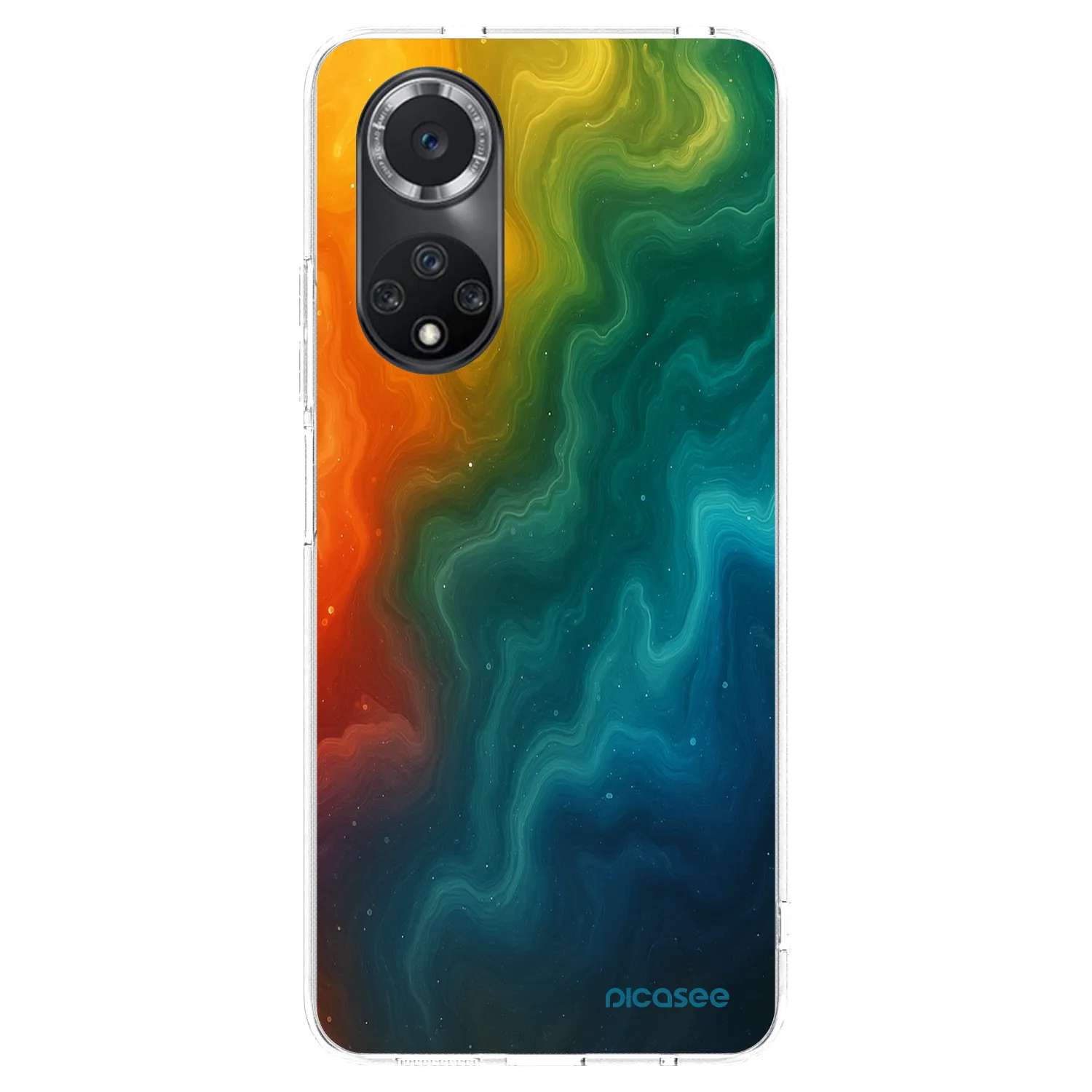 Picasee silikonska prozirna maskica za Huawei Nova 9 SE - Solar