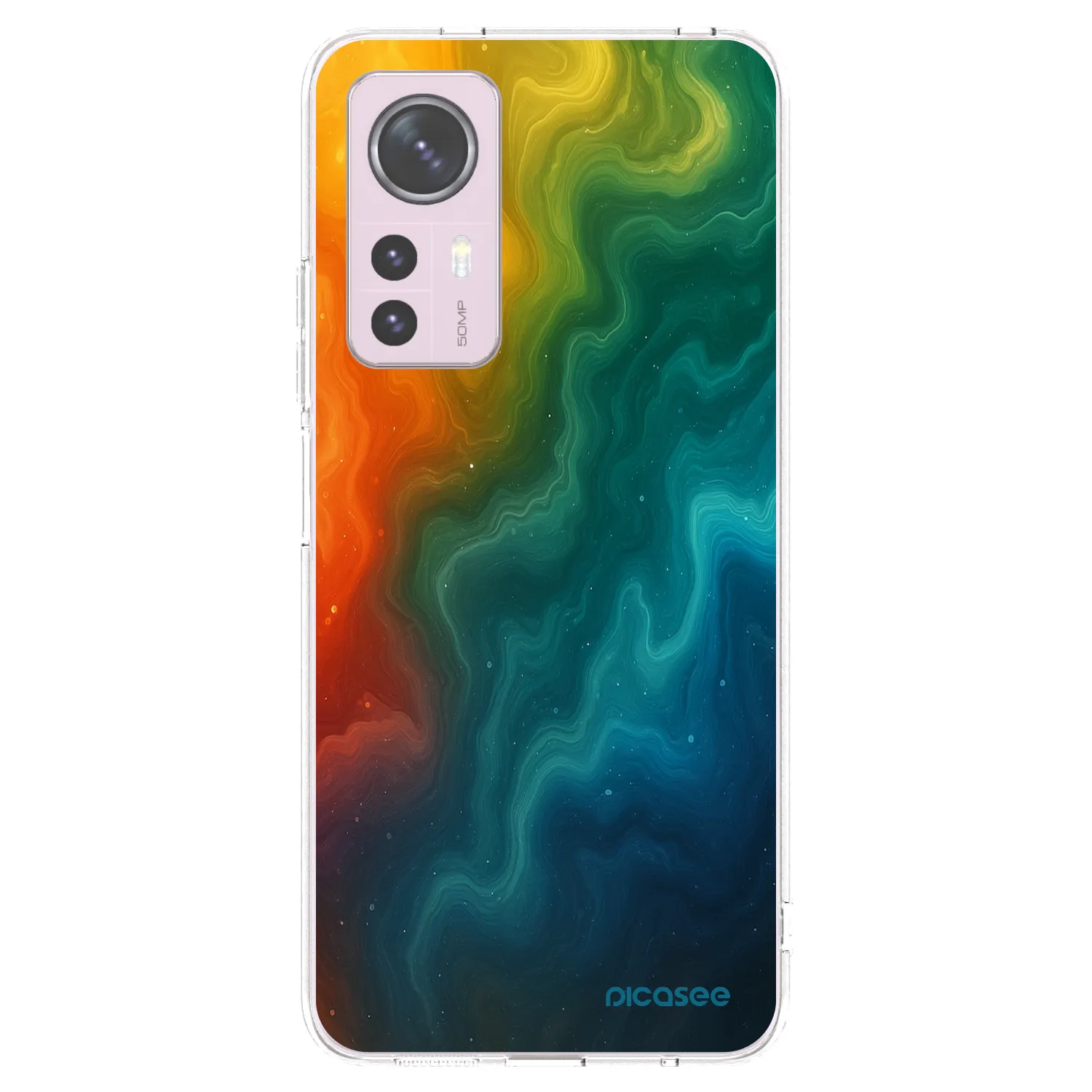 Picasee silikonska prozirna maskica za Xiaomi 12 - Solar