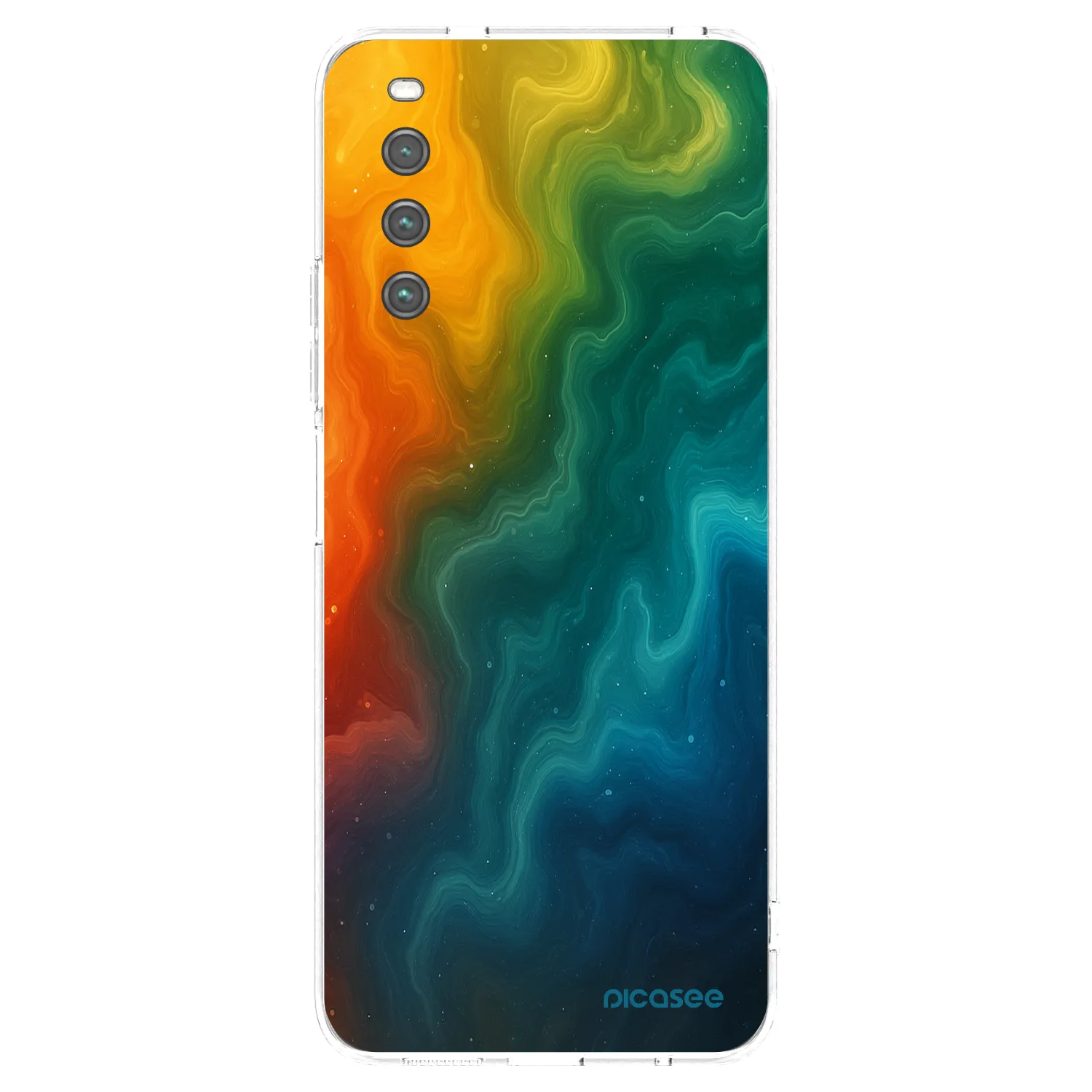 Picasee silikonska prozirna maskica za Sony Xperia 10 IV 5G - Solar